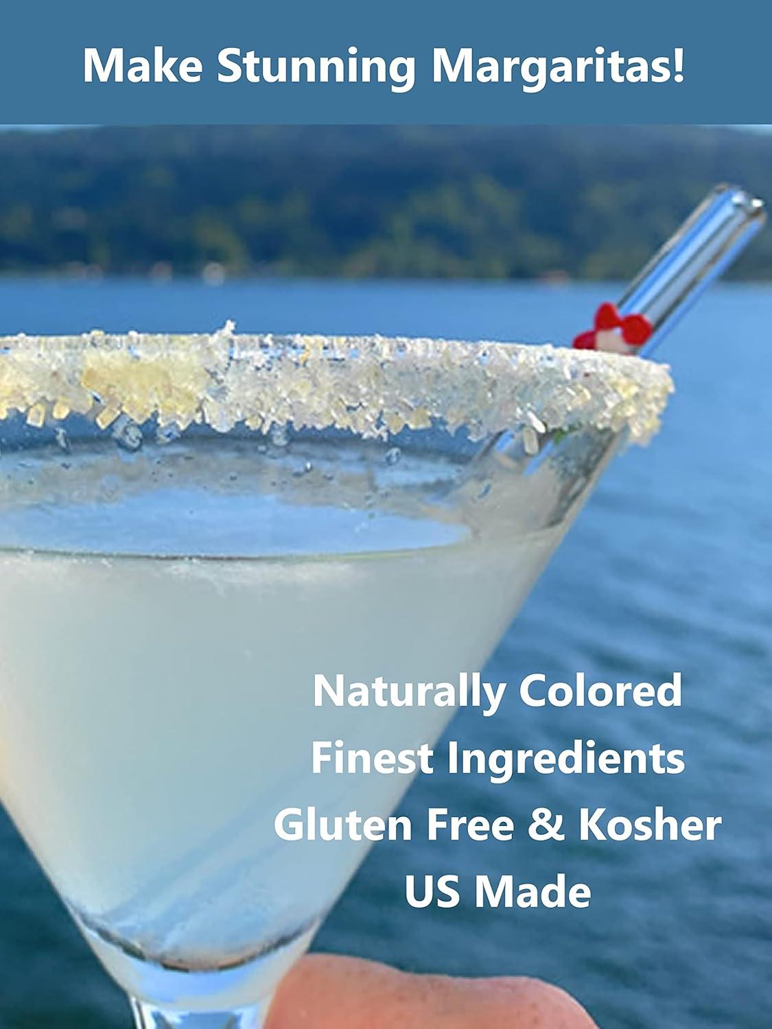 Snowy River Gold Cocktail Salt - Naturally Colored Margarita Salt, Margarita Rimmer, Beverage Rimmer, Cocktail Garnish, Decorative Cocktail Salt, Kosher - Gold Salt (8oz Bag)