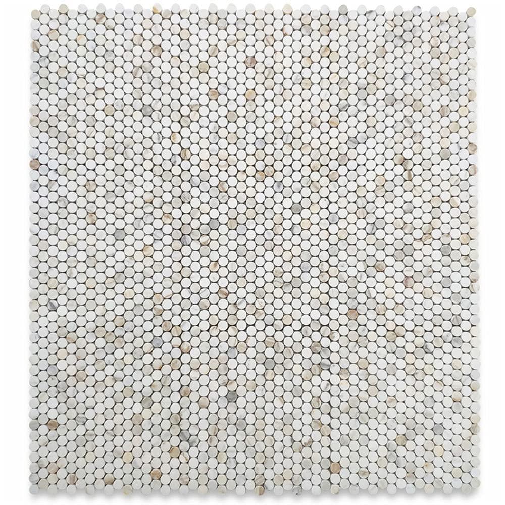 Calacatta 12" x 11" Marble Mosaic Tile