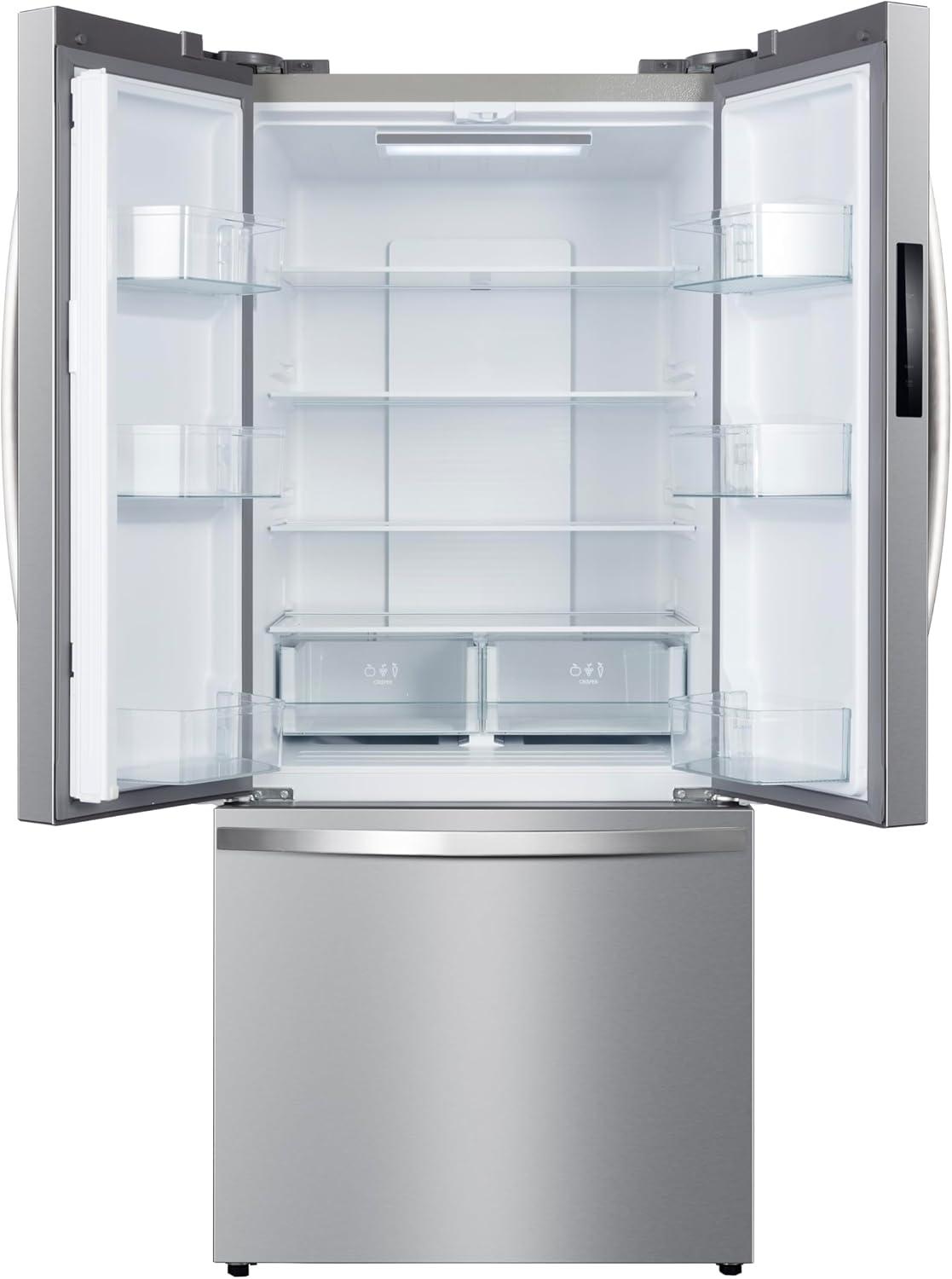 Kenmore 30" 17.5 cu ft Energy Star French Door Refrigerator - Fingerprint Resistant Stainless Steel