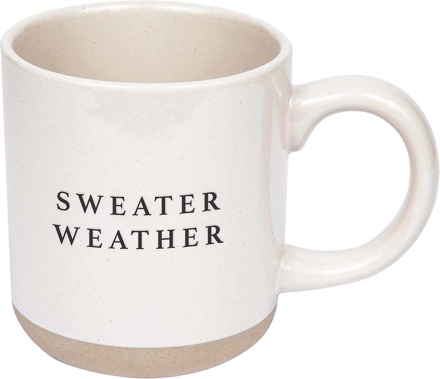 Sweet Water Decor Sweater Weather Stoneware Coffee Mug -14oz