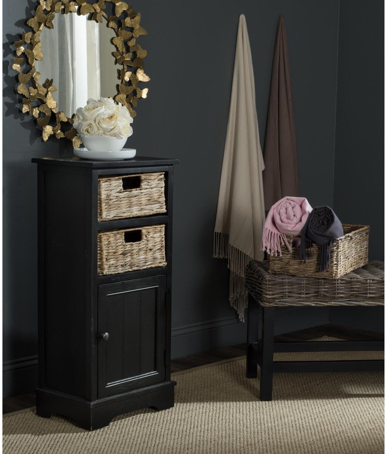 Connery Cabinet - AMH5742 - White Washed - Safavieh Couture