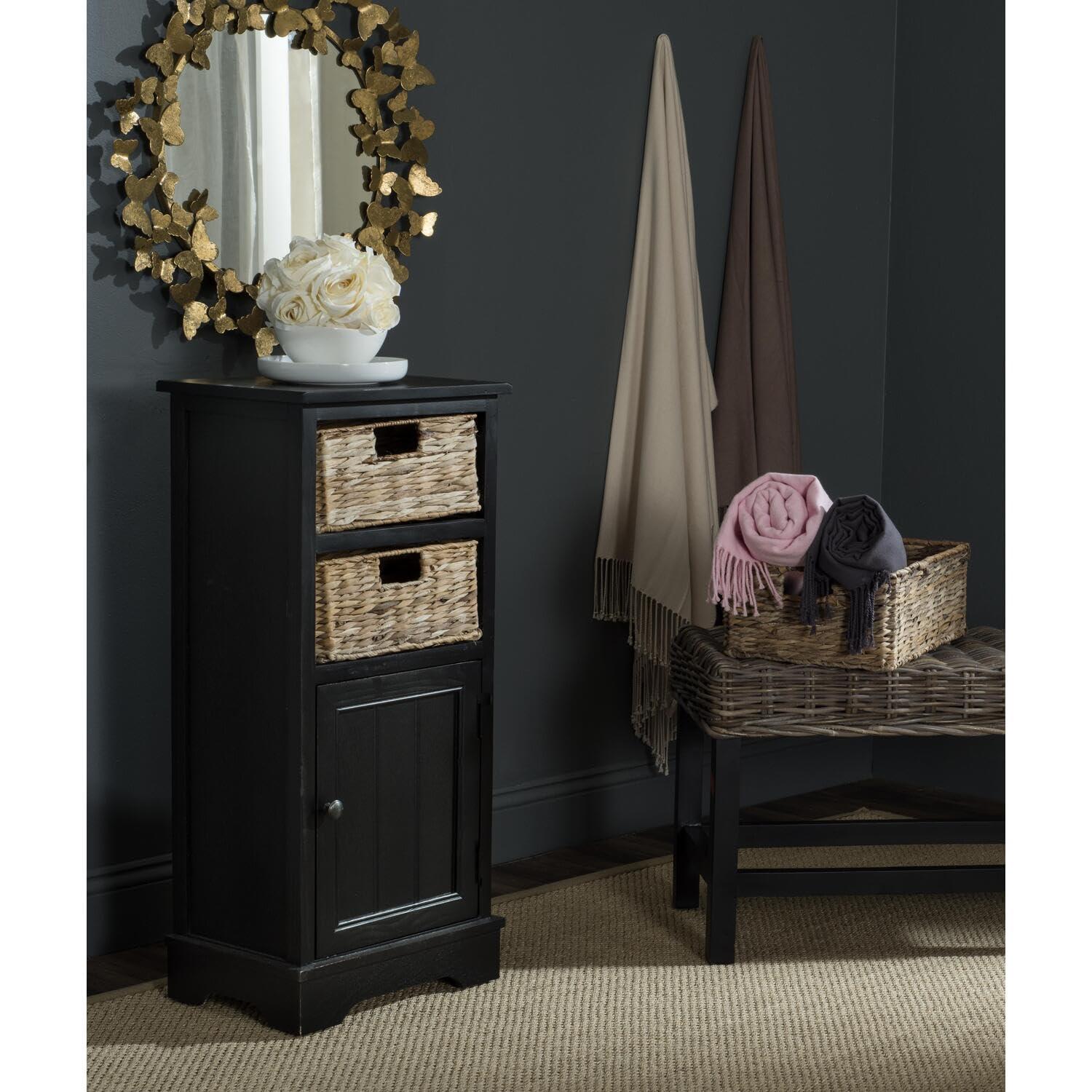 Connery Cabinet - AMH5742 - White Washed - Safavieh Couture