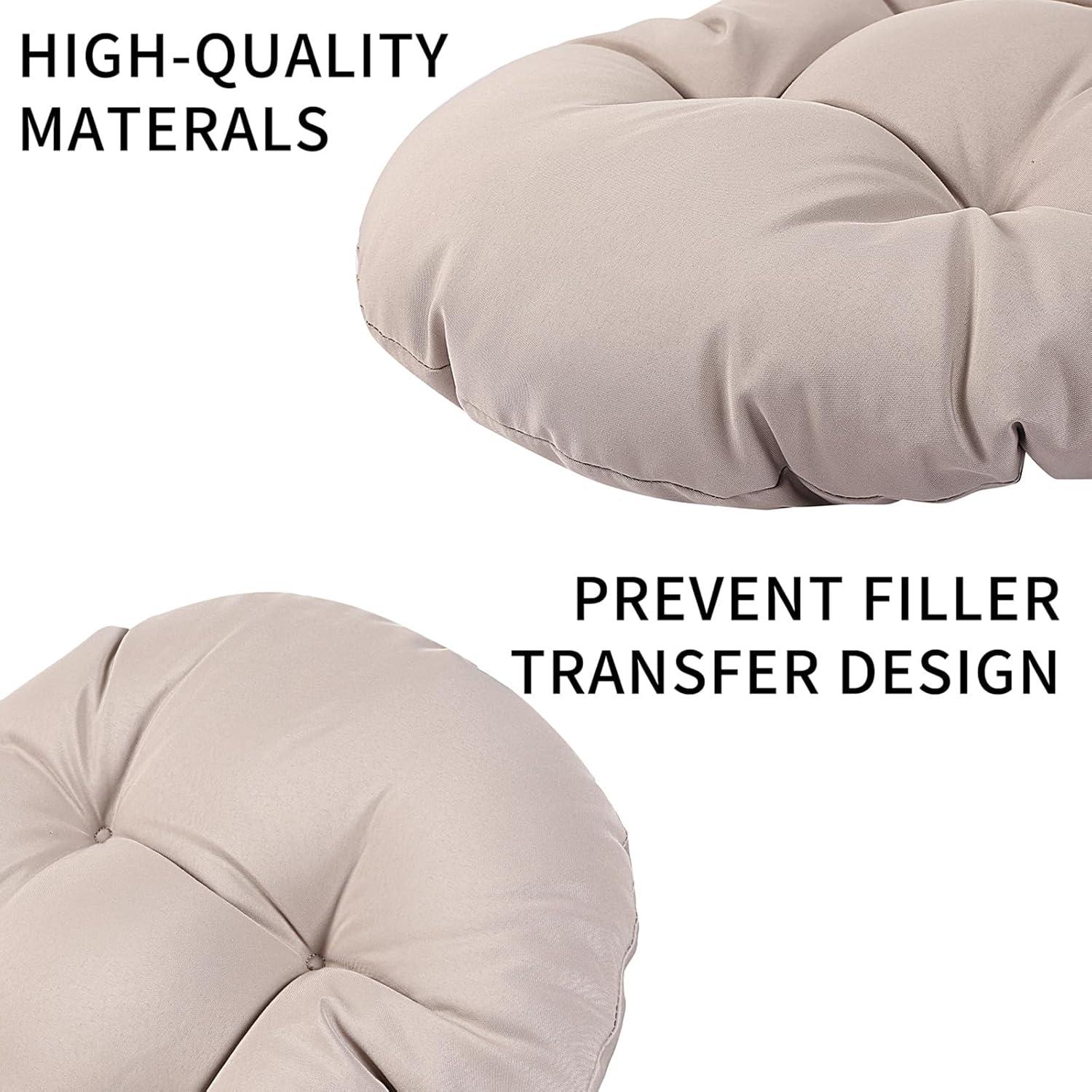 Crestlive Products Adirondack Style Patio Outdoor Chair Cushion for Adirondack Chair or Lounge Rocking Chair - See picture 2-Piece Set, Navy Blue