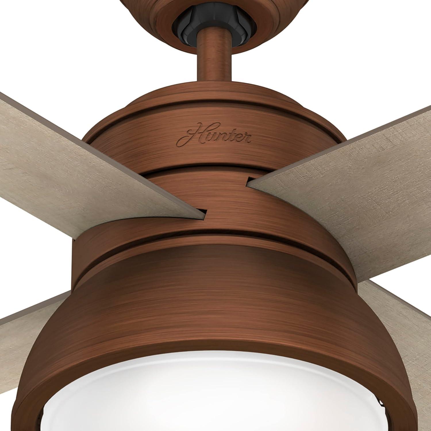 36" Loki 4 - Blade Standard Ceiling Fan with Light Kit Included