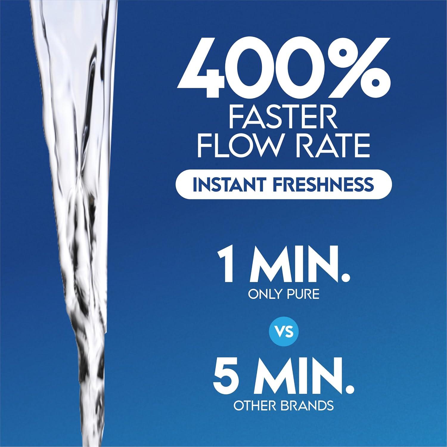 OnlyPure 40-Cup Water Filtration Pitcher, IAPMO Certified, 5X Lifetime, 99% Lead Reduction