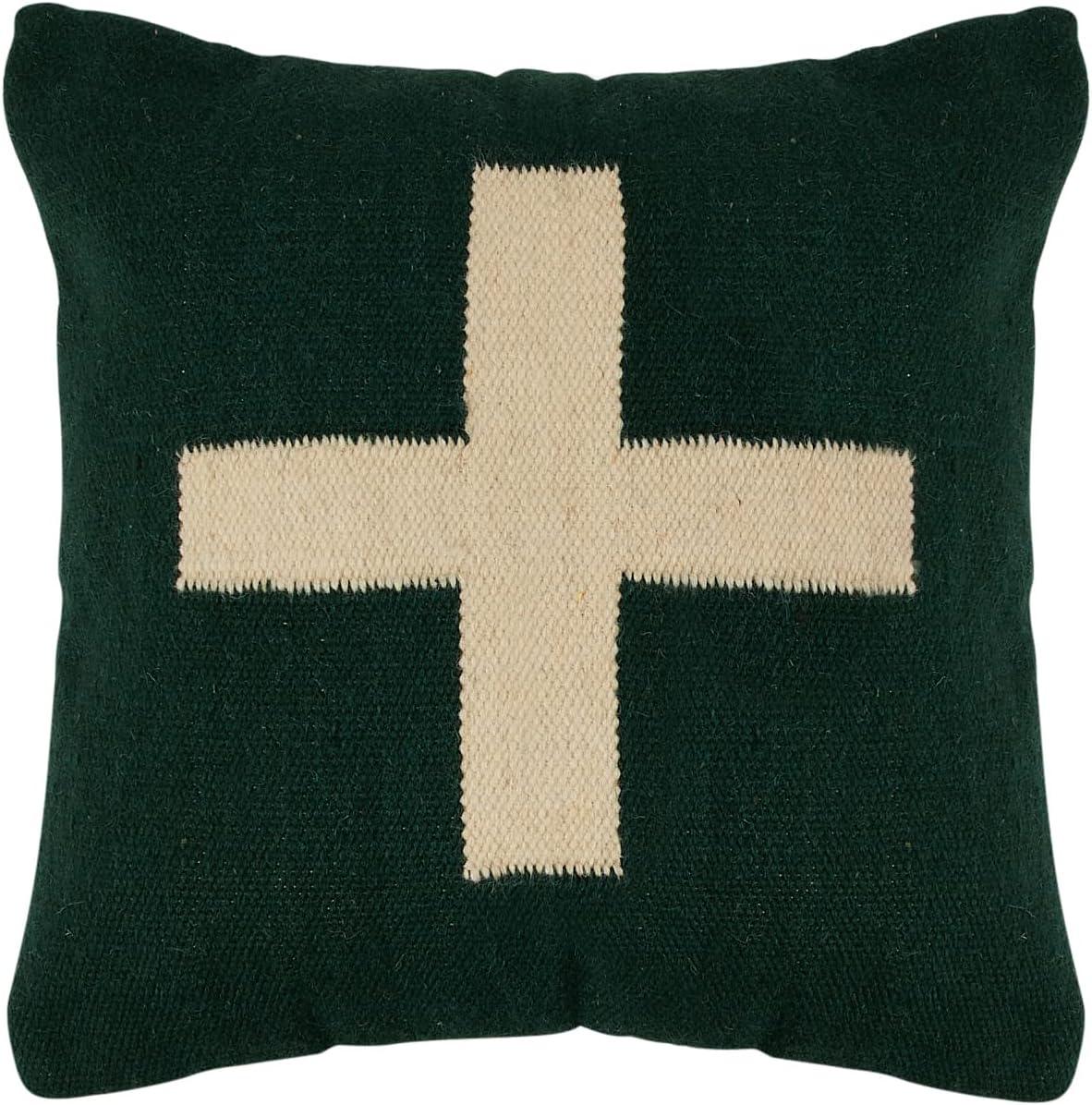 Organic Polyester Throw Square Pillow Cover & Insert