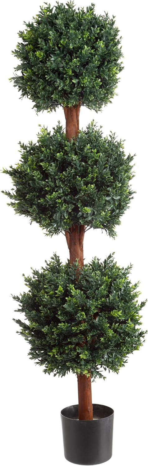 Pure Garden 5FT Hedyotis Artificial Tree in Weighted Pot for Indoor/Outdoor