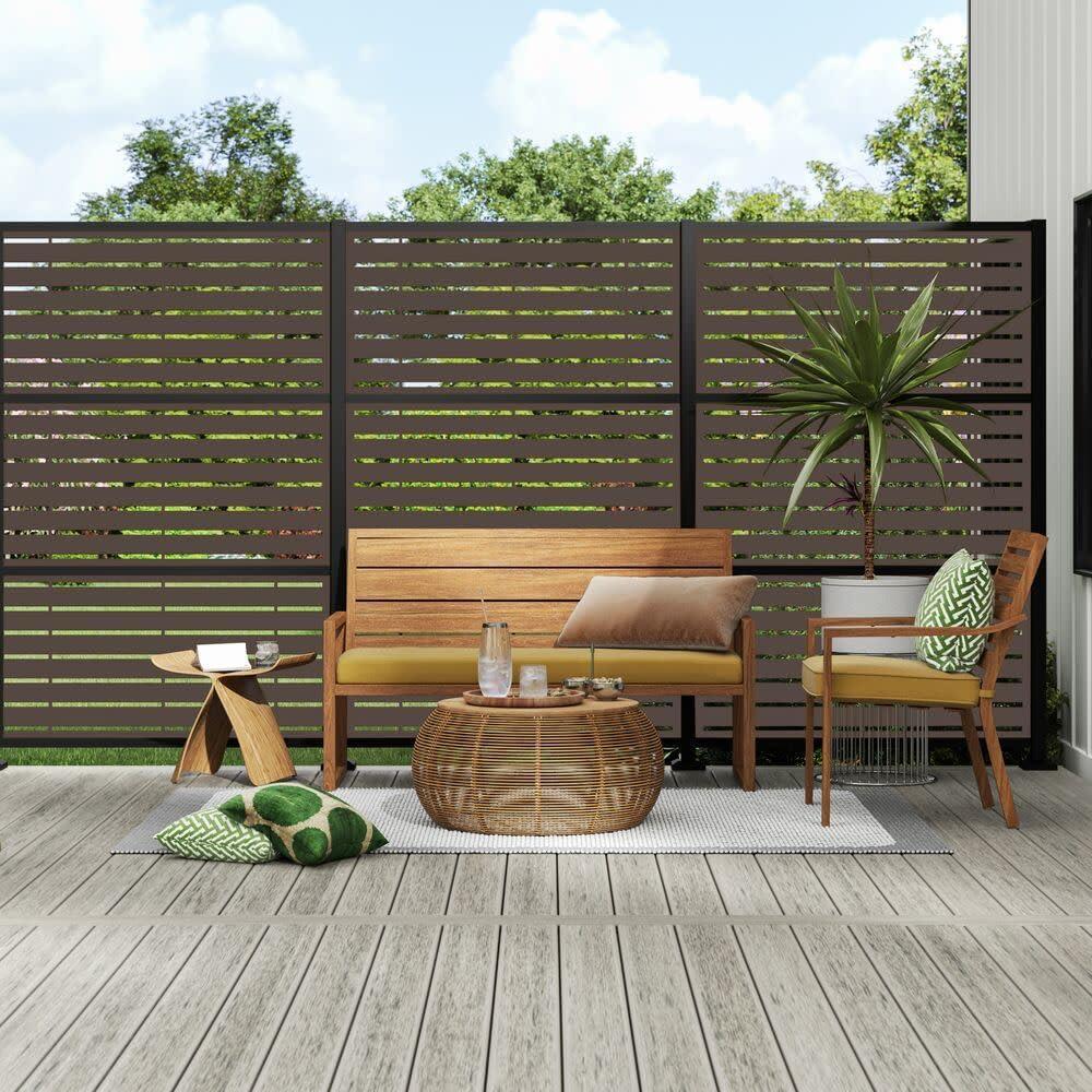 Barrette Outdoor Living 2 ft. x 4 ft.  Boardwalk Decorative Screen