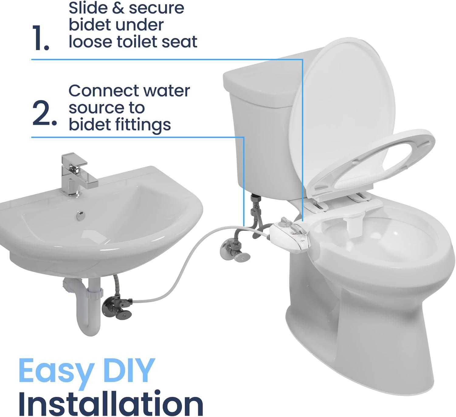 LUXE Bidet NEO 320 Plus Bidet Attachment Chrome