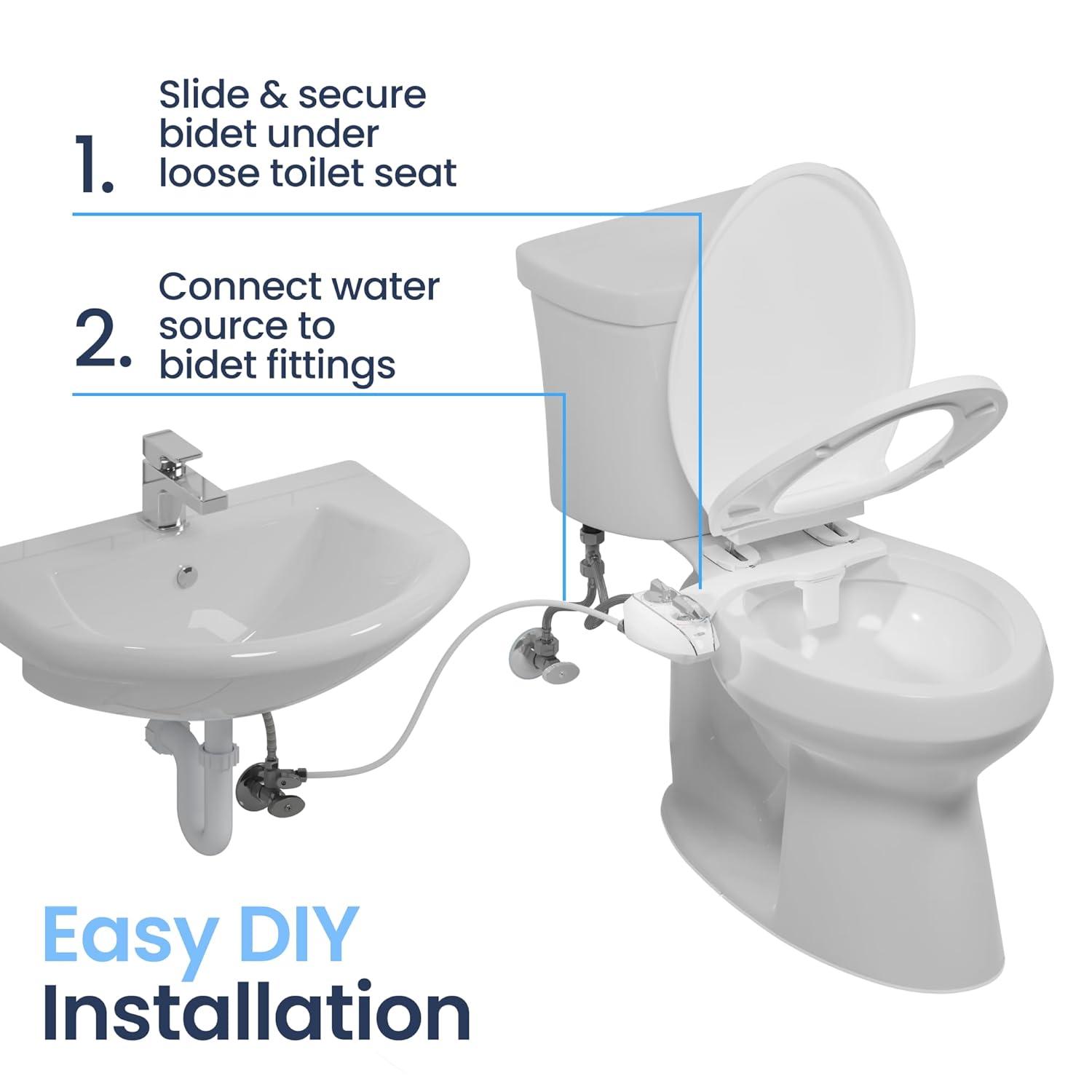 LUXE Bidet NEO 320 Plus Bidet Attachment Chrome