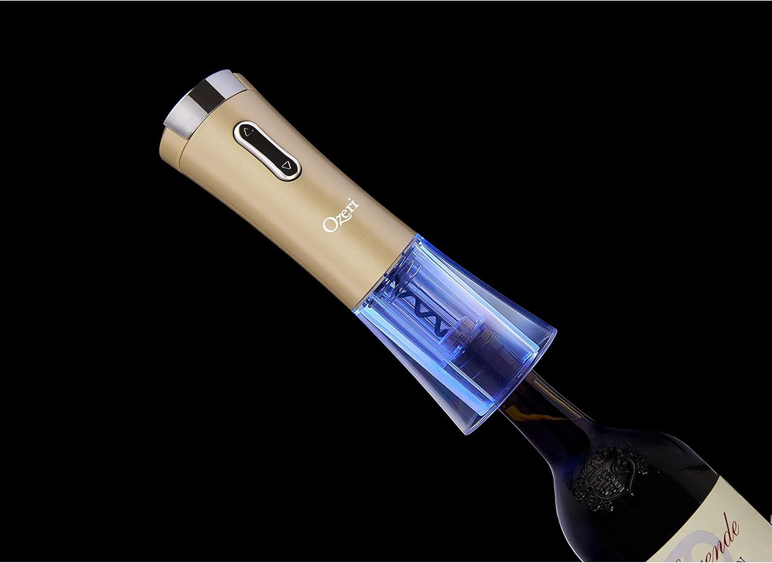 Ozeri Nouveaux Electric Wine Opener with Removable Free Foil Cutter
