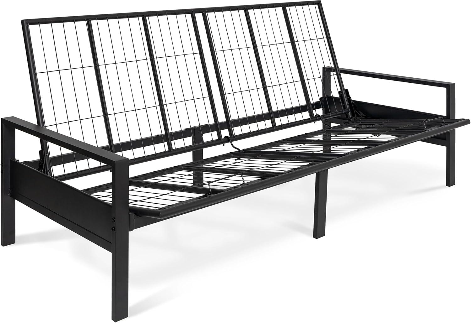 Milliard Full Size Memory Foam Futon Mattress, Black