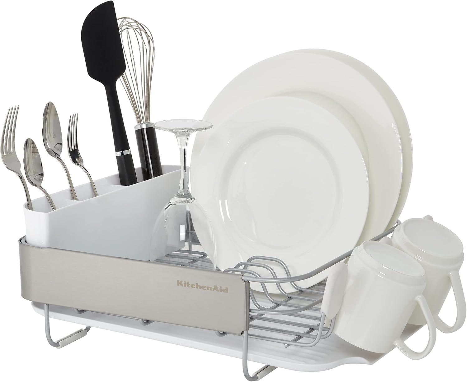 KitchenAid® KitchenAid® Compact Stainless Steel Dish Rack, 16.06-Inch
