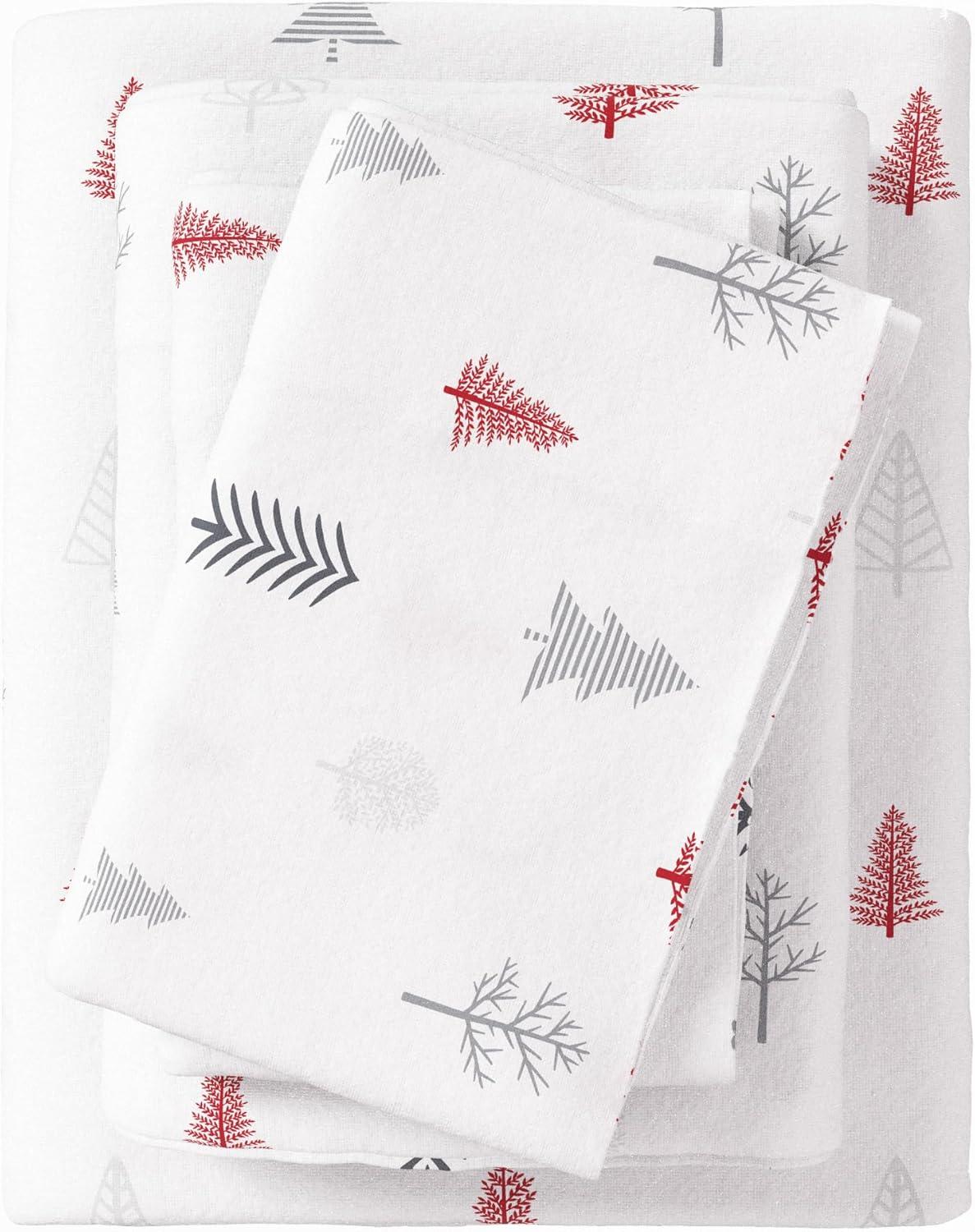 FreshFolds 100% Cotton Lodge Printed Flannel Sheet Set