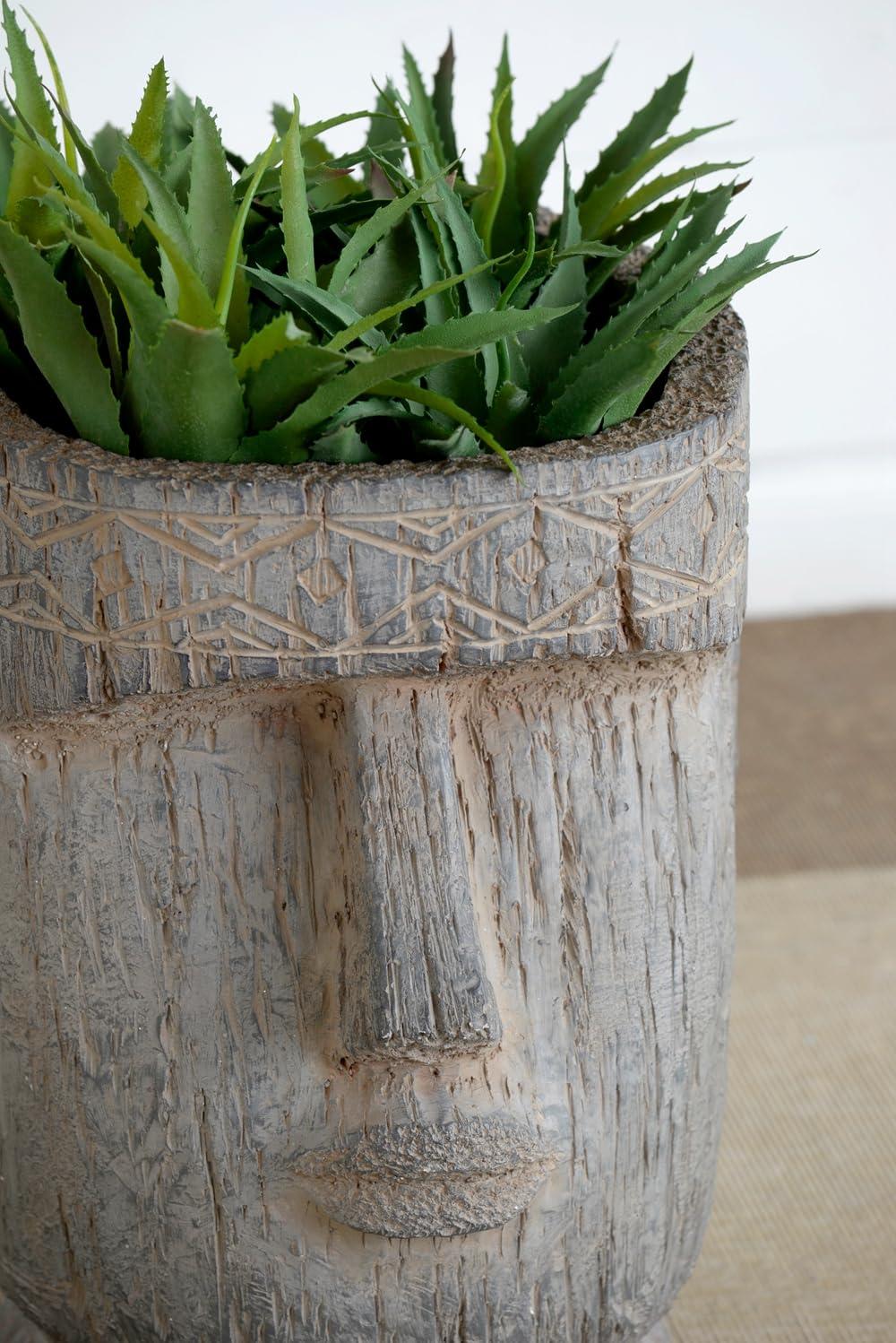 A and B Home A&B Home Rustic Stone Statue Planter
