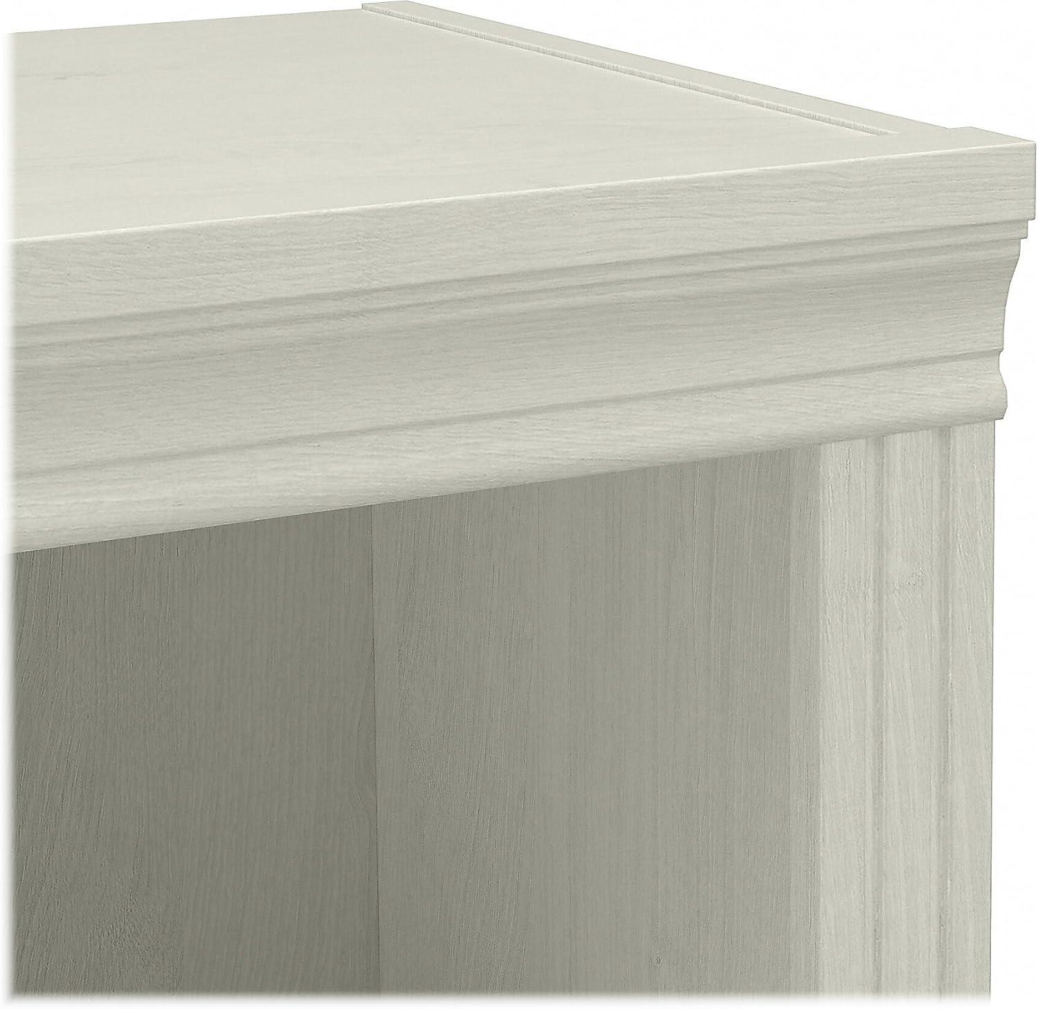 Saratoga Tall 5 Shelf Bookcase in Linen White Oak - Engineered Wood