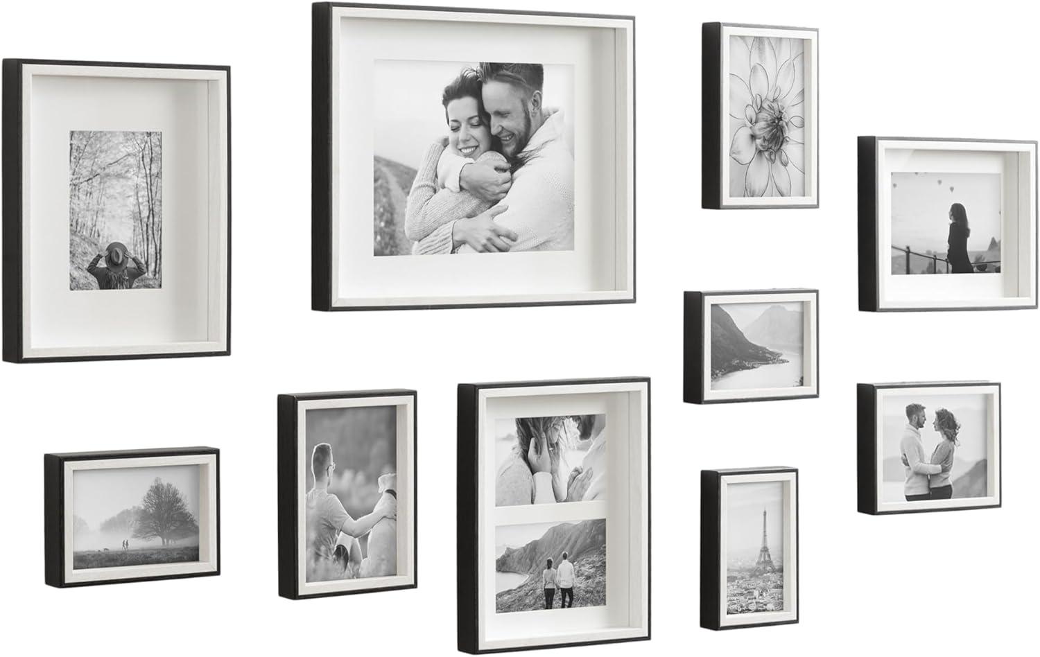 Kate & Laurel All Things Decor (Set of 10) Gibson Wall Photo Frames