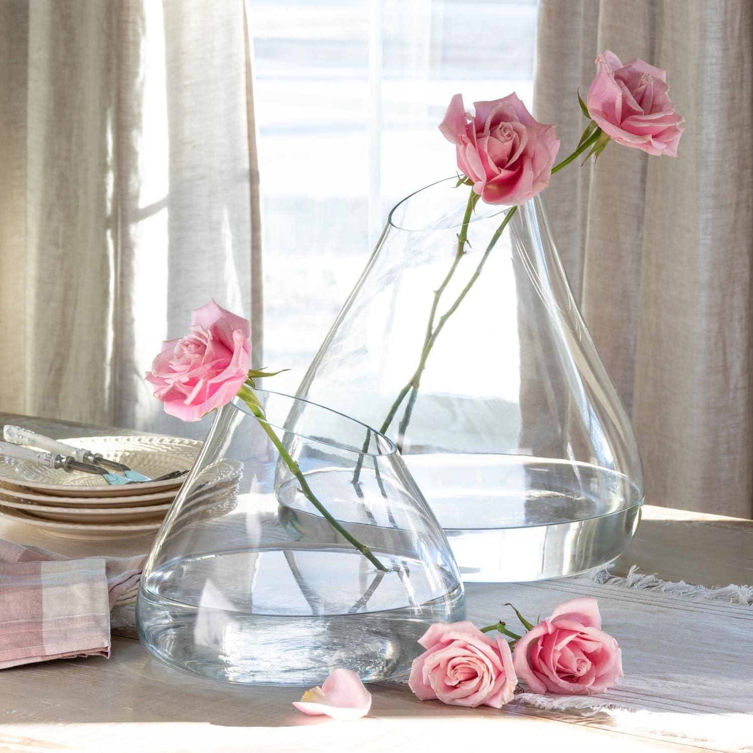 Garden Floral Glass Table Vase