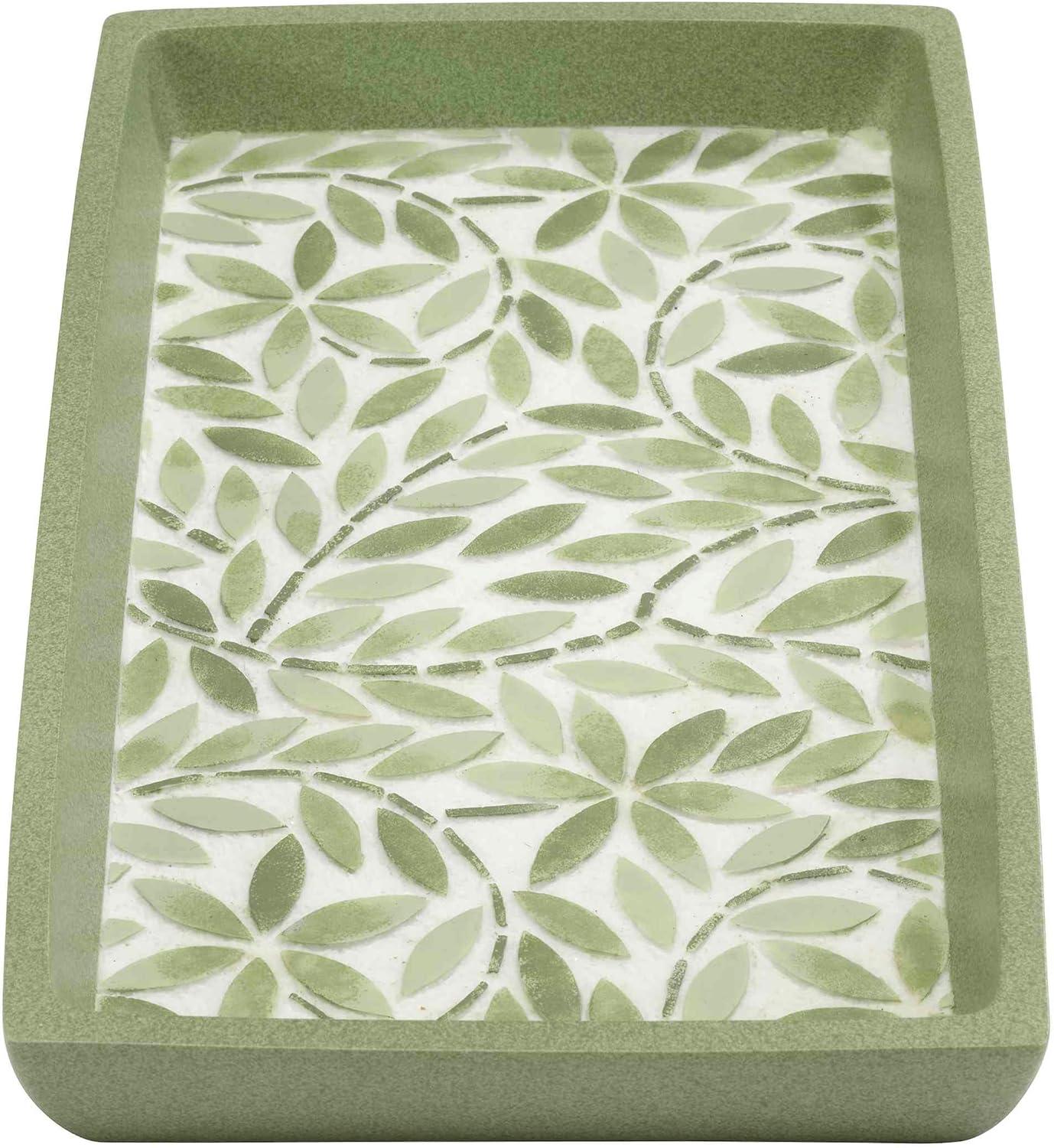 Avanti Linens Stratford Green Tray