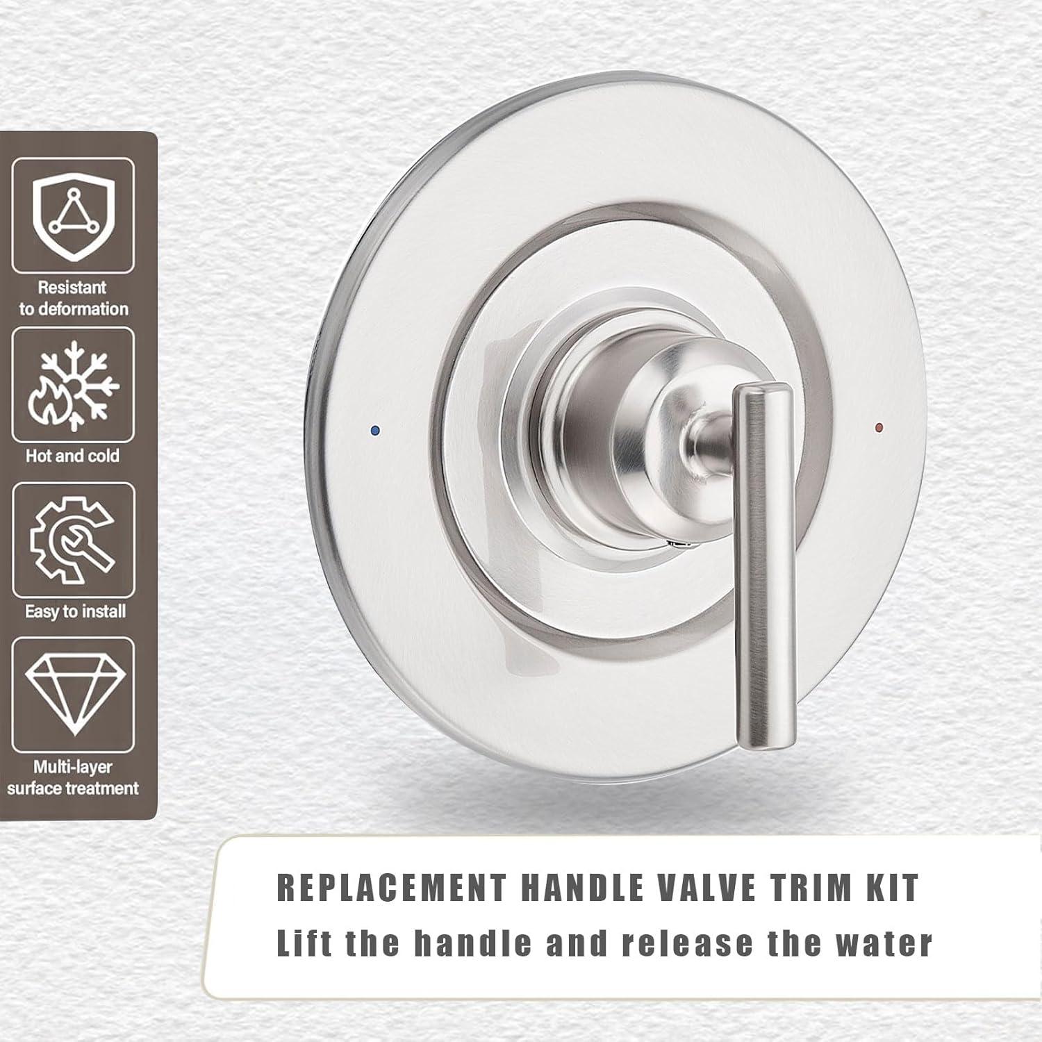 Gibson Posi-Temp Shower Handle Trim Kit, Valve Required