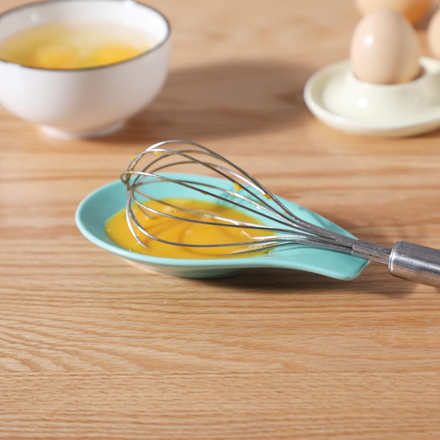 Colorful Ceramic Spoon Rests Set of 5 for Kitchen