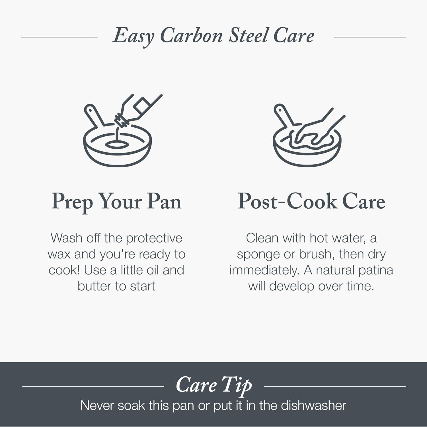 Merten and Storck Merten & Storck Pre-Seasoned Carbon Steel