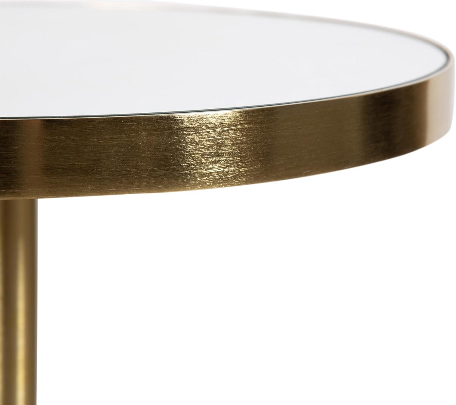 Kate and Laurel Tira Round Side Table