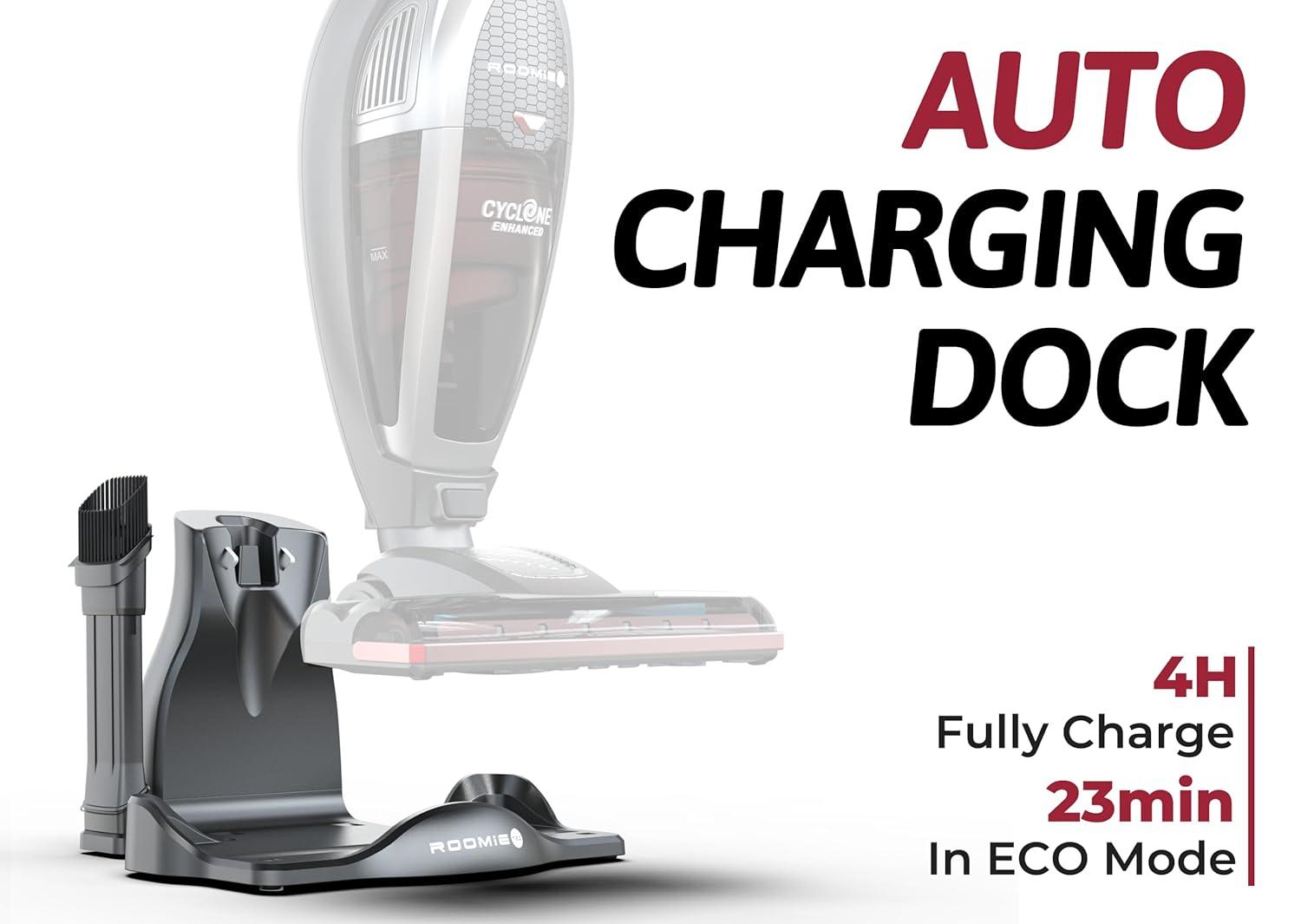 RoomieTEC Roomie Vincent 2-in-1 Cordless Slimvac Upright Vacuum Cleaner RMVC587