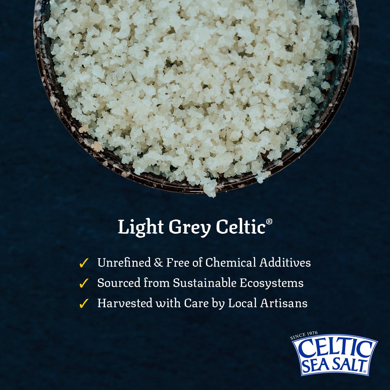 Celtic Sea Salt Light Grey, 8 Oz