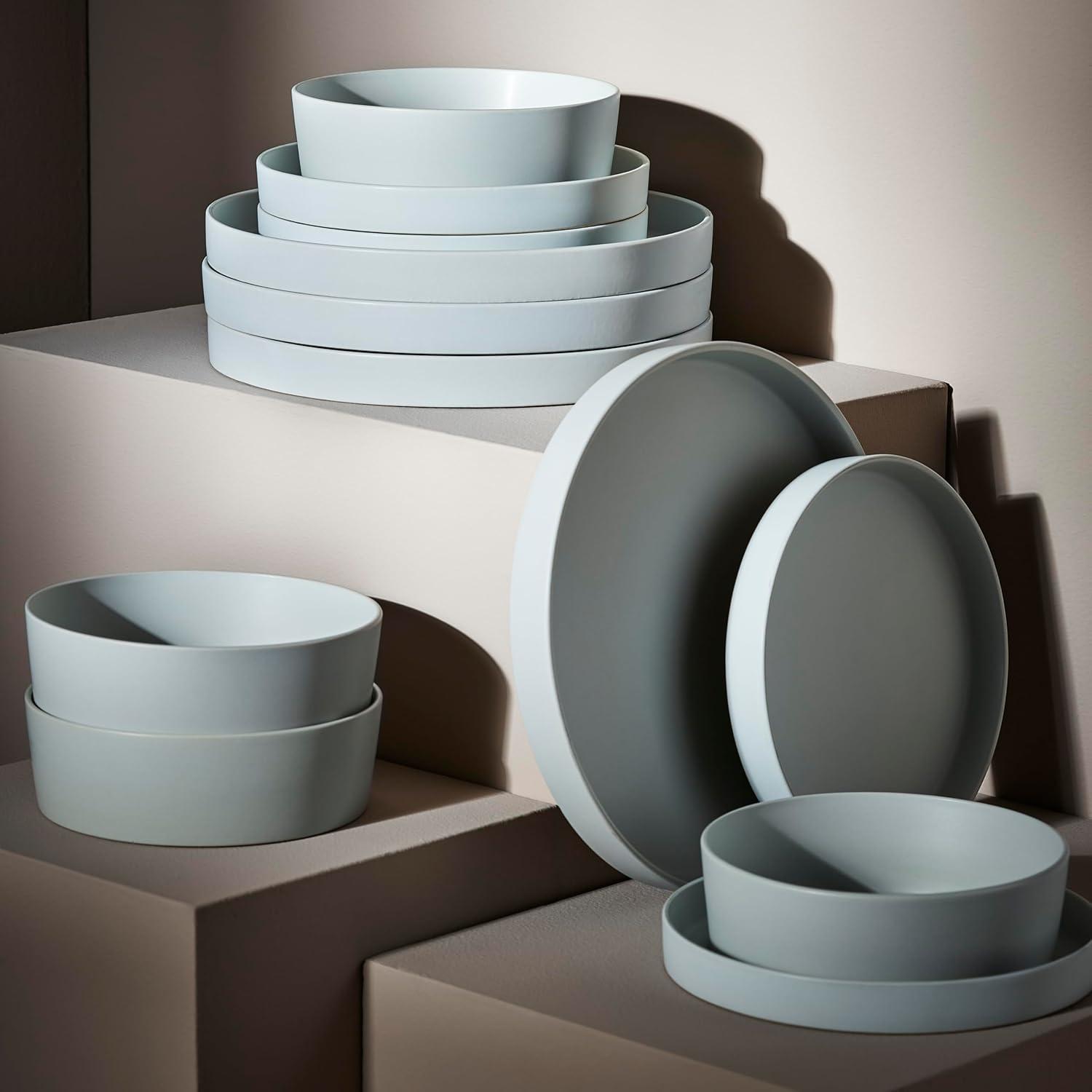 MODAN Stoneware Dinnerware - Set of 24