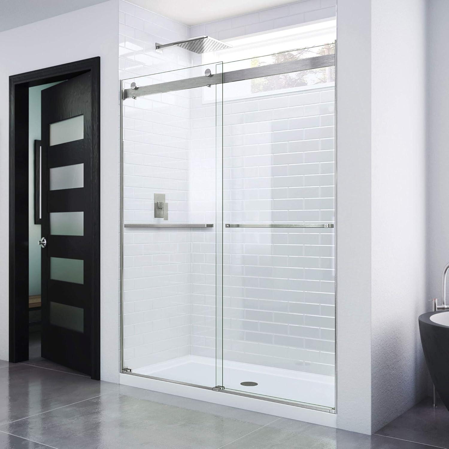 Essence 44" W x 76" H Frameless with ClearMax Technology Shower Door