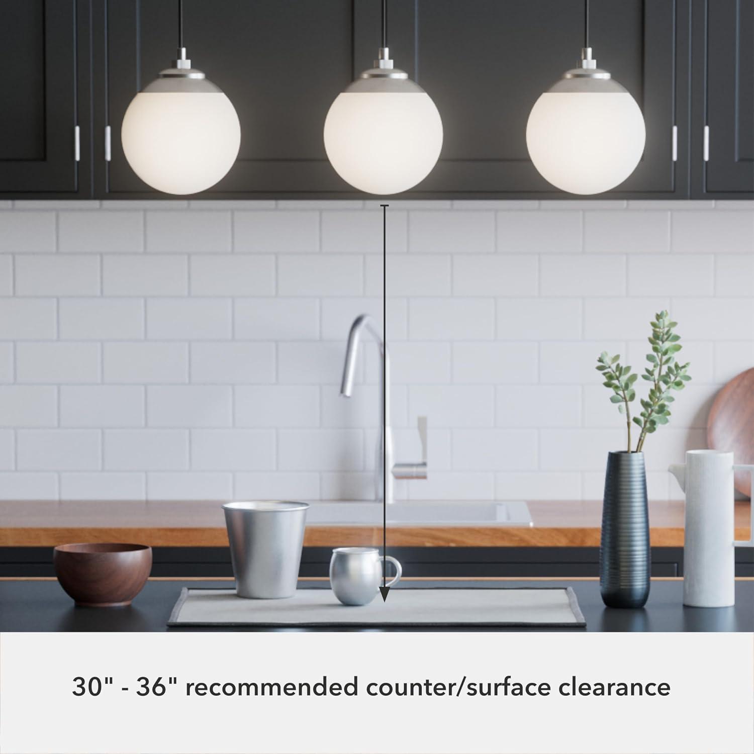 Hunter Fan Hepburn 3 - Light Linear Globe Pendant