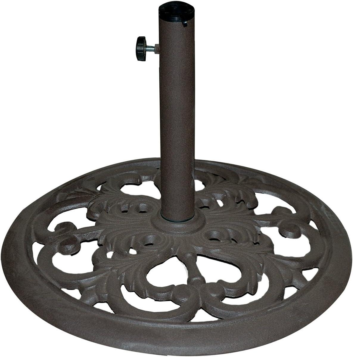 Tropishade 30-Pound Bronze Powder-Coated Cast Iron Umbrella Stand