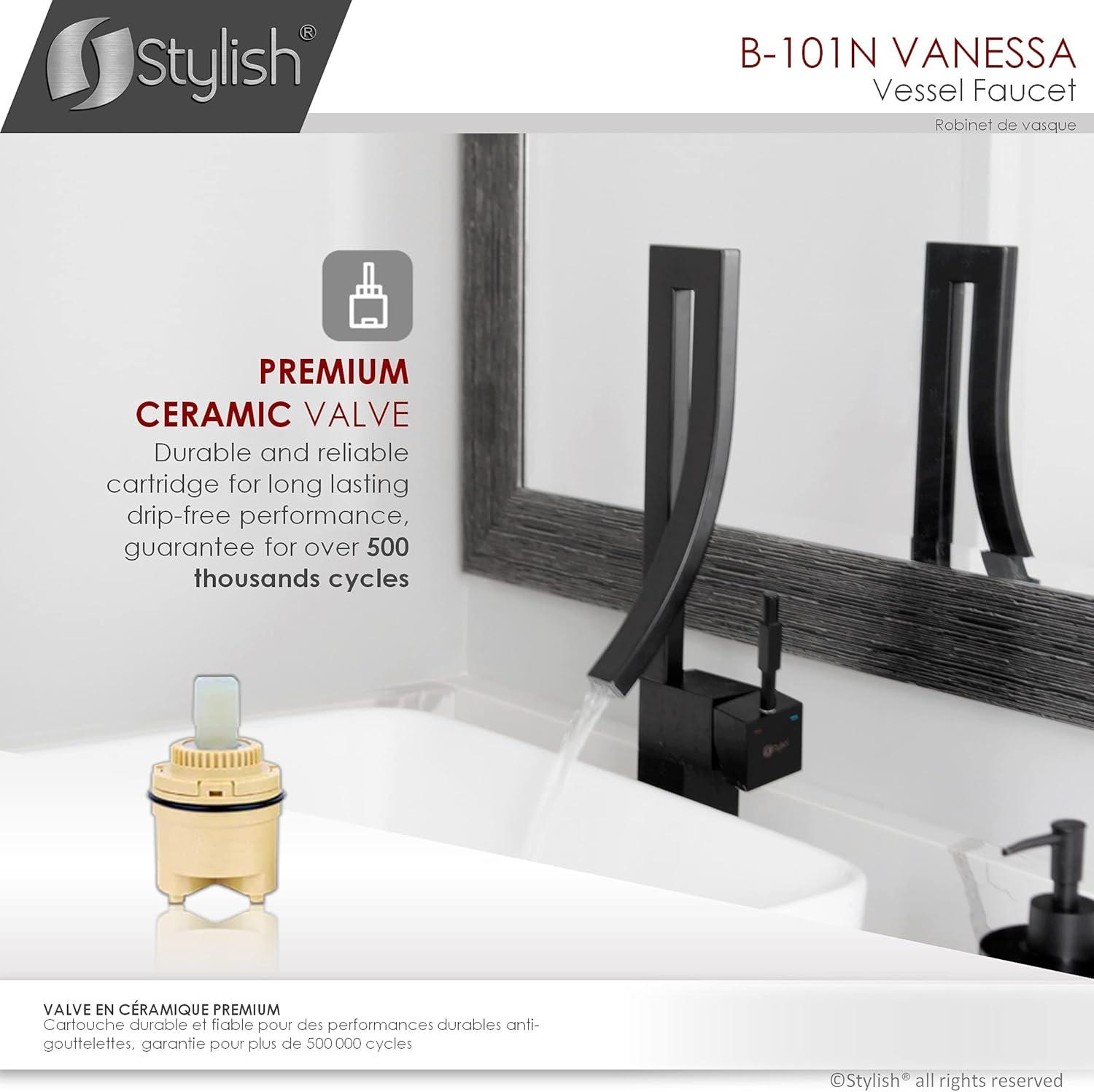 Stylish Vanessa One-Handle Vessel Bathroom Faucet