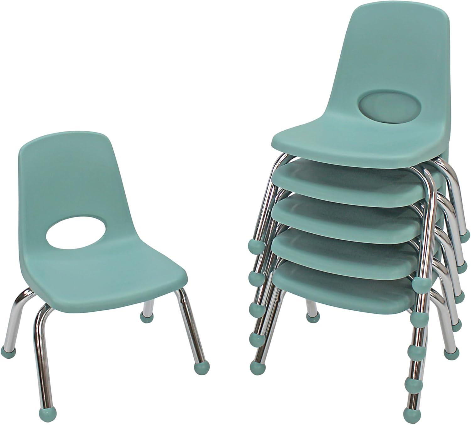 Stacking Classroom Chair with Wheels ( Set of 6 )