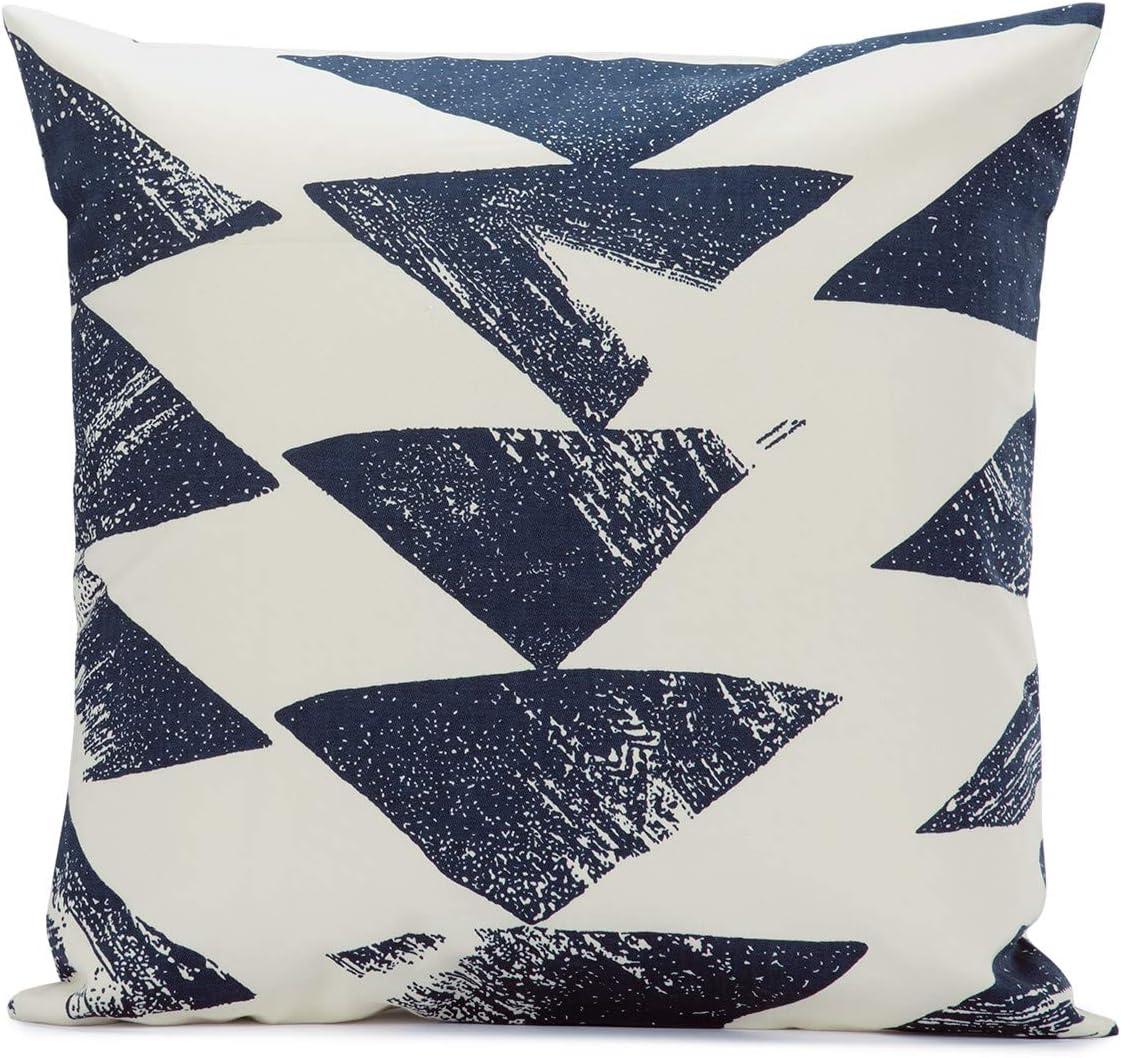 Exclusive Fabrics & Furnishings Printed Cotton Throw Pillow Covers Decorative Pillow Covers (Set of 2)