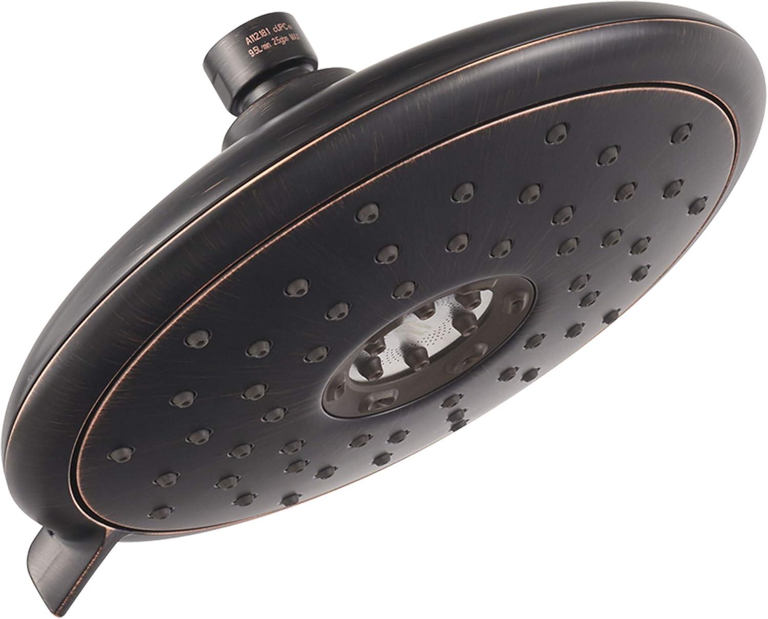 Legacy Bronze 7-Inch Wall Mounted Multi-Function Shower Head