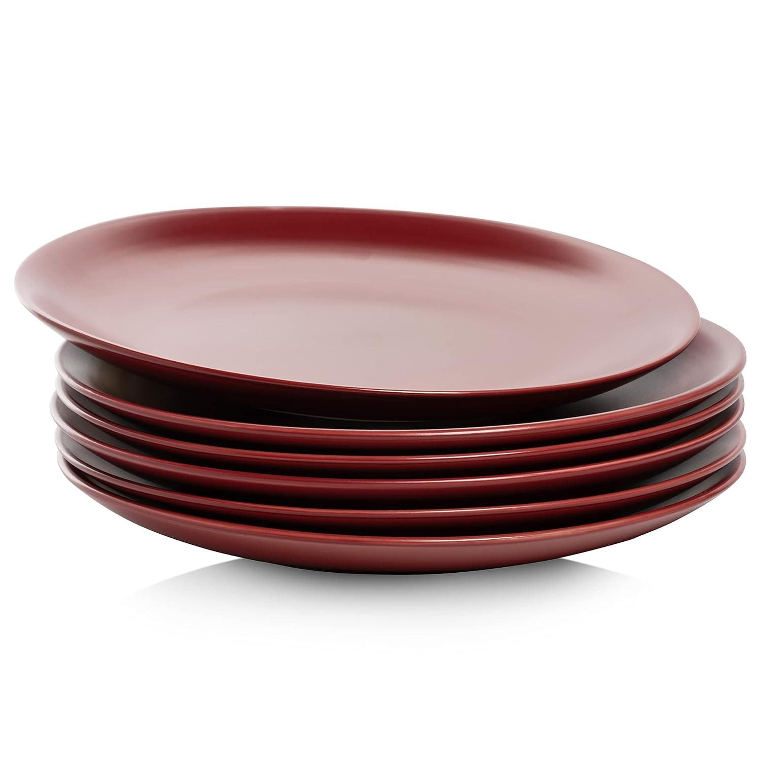 Wazee Matte 10.5" Dinner Plate (Set of 6)