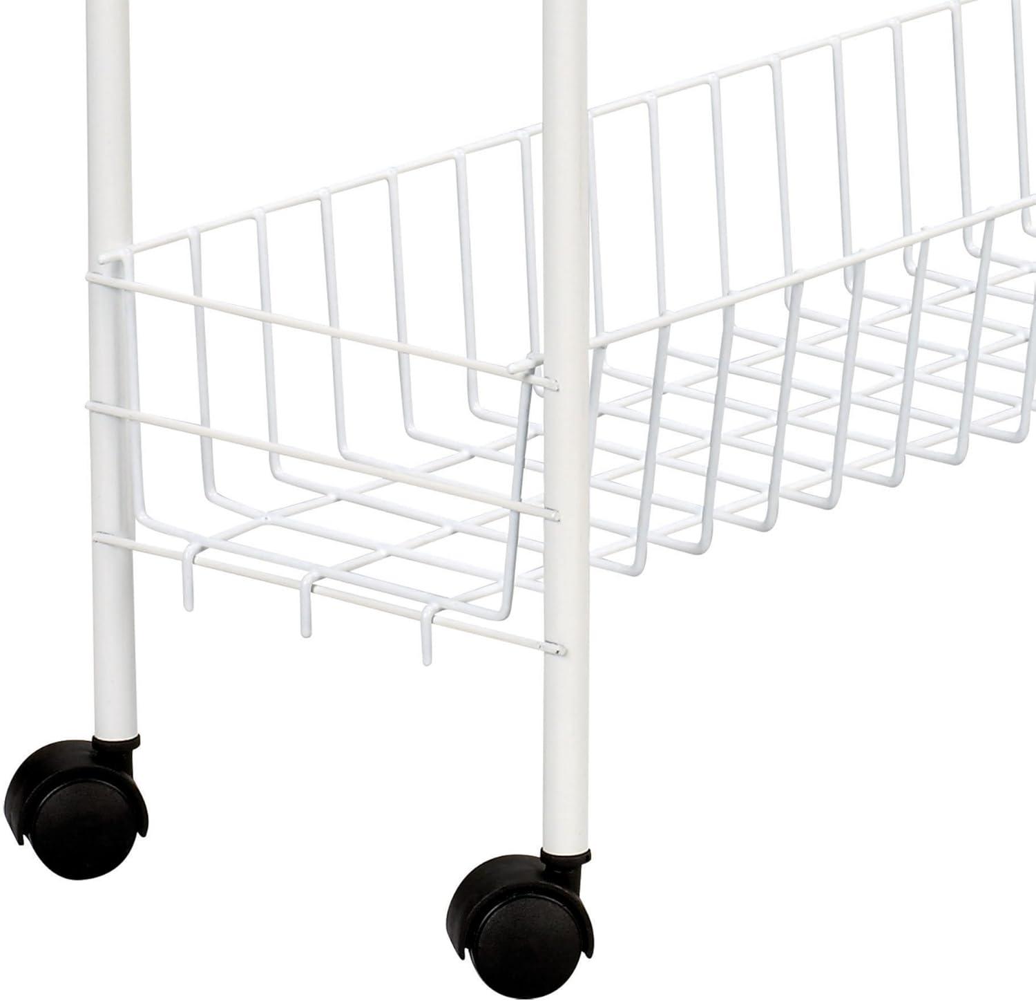 Household Essentials Slimline 3-Shelf Utility Cart