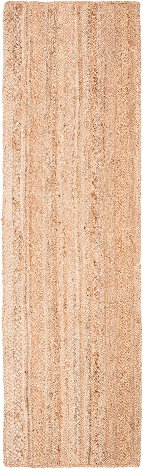 Natural Fiber Hand Woven Jute Solid Color Rug