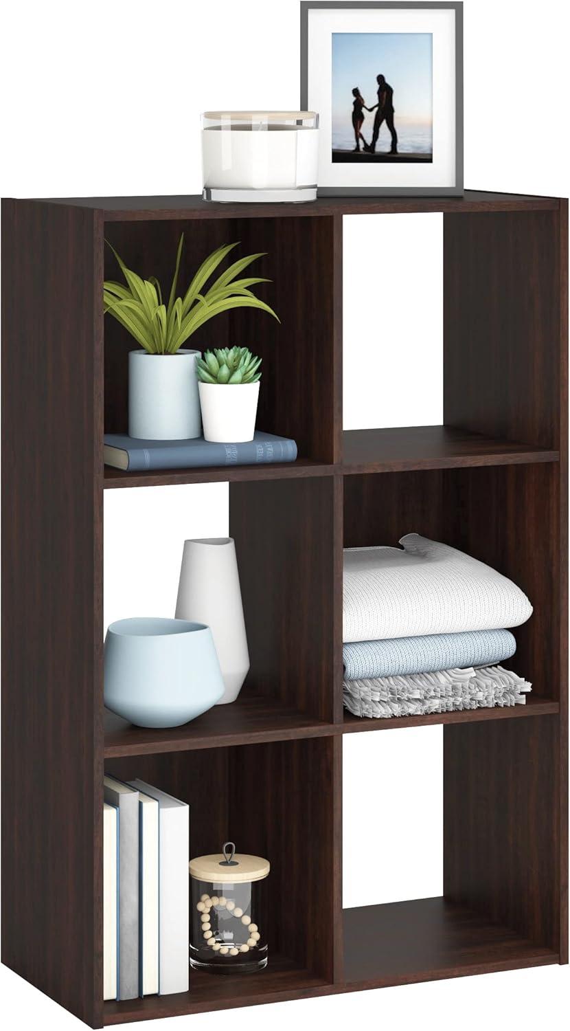 Solutions by Sauder 6-Cube Organizer Storage Cubby Unit in White, White Finish