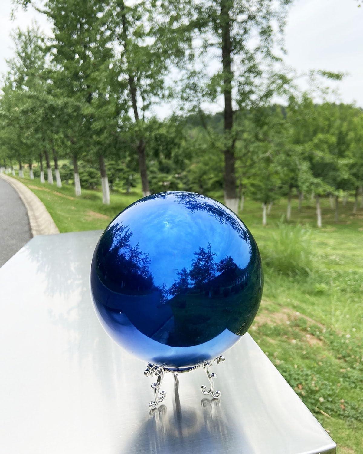 The Holiday Aisle® Champlain Metal Abstract Gazing Ball