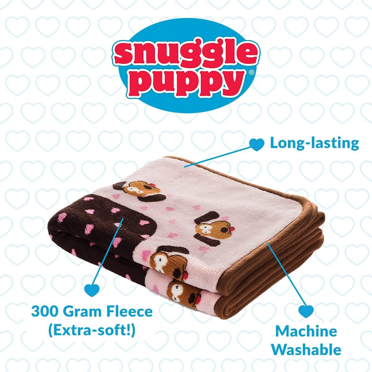 Snuggle Puppy Blanket for Pets - Extra Soft and Long Lasting - Pink Pattern