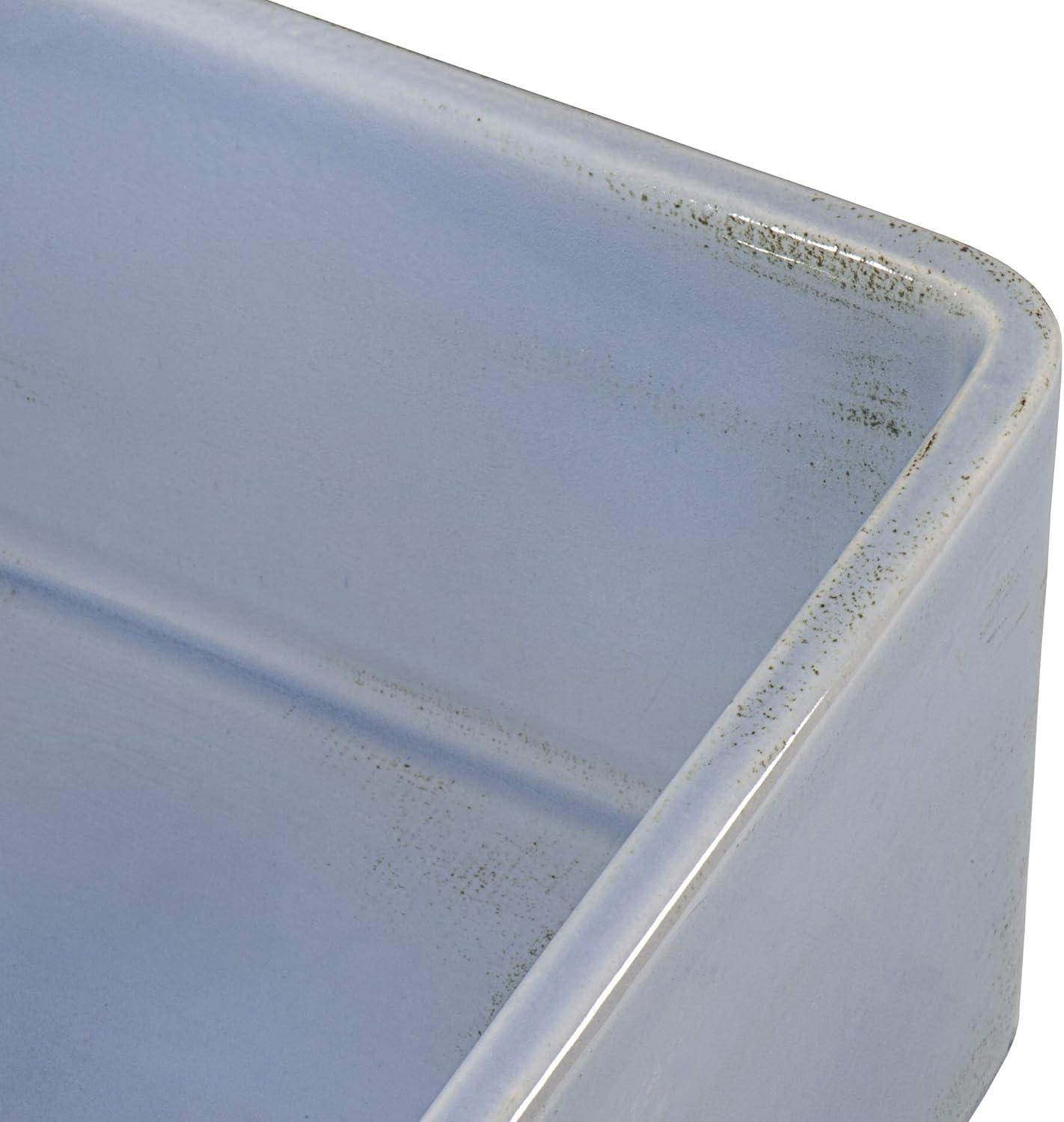 Ruvati 33 inch Fireclay Farmhouse Apron-Front Kitchen Sink Reversible
