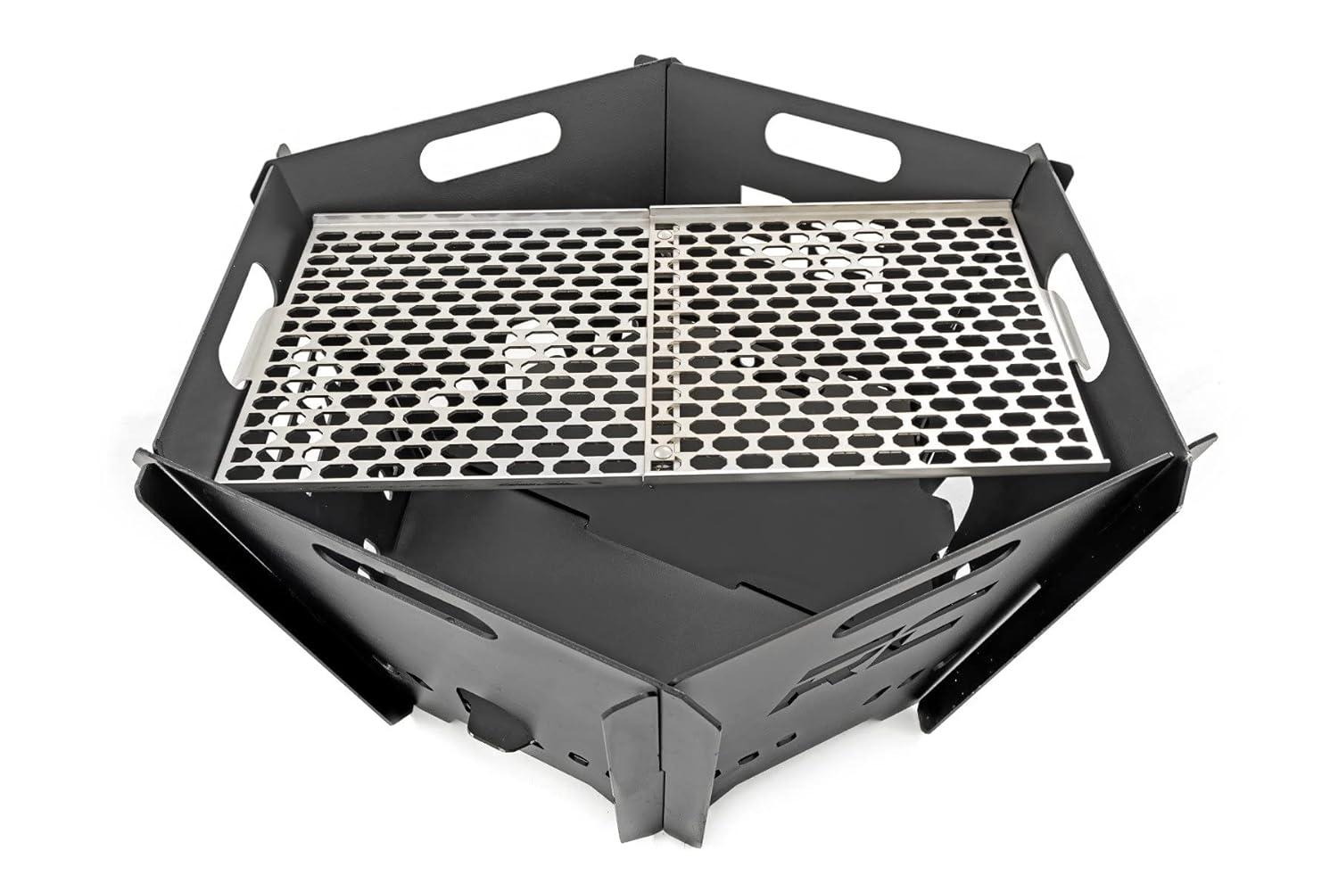 Rough Country Rejilla de Acero Inoxidable para Fogatas Plegables - 117517