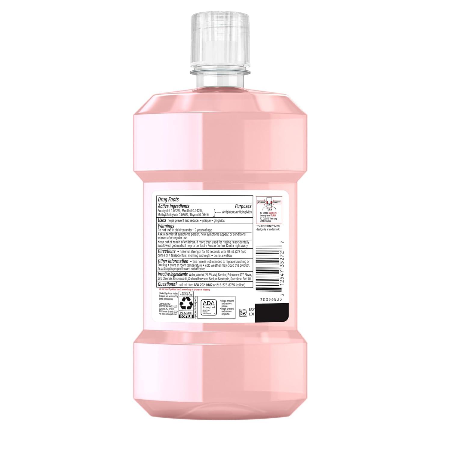 Listerine Clinical Solutions Gum Health Antiseptic Mouthwash Oral Care, 500 mL