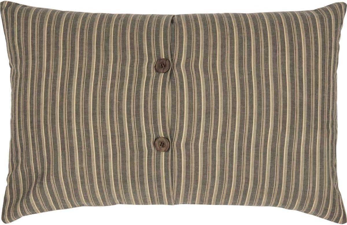 Sawyer Mill Buttons Cotton Reversible Throw Pillow