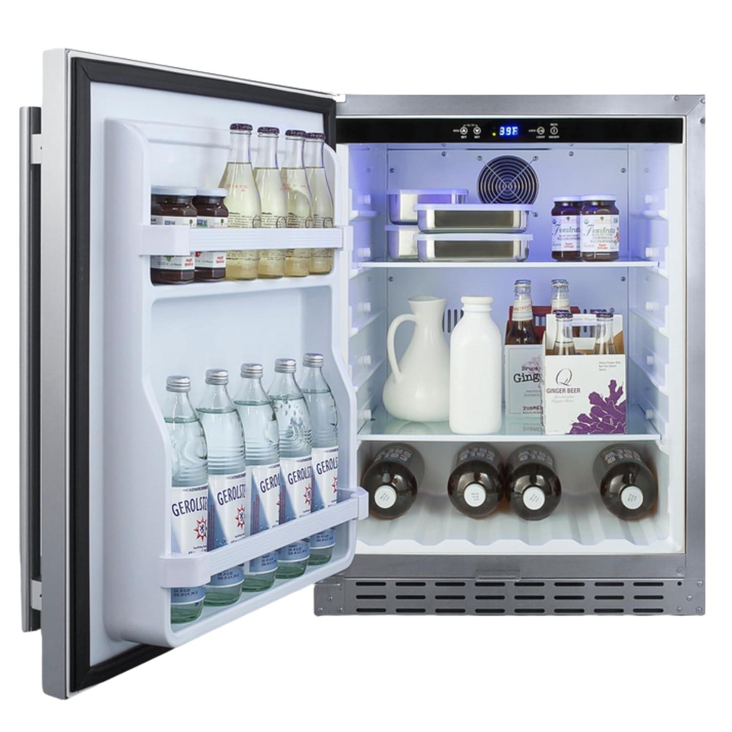Summit Appliance Summit Appliance 24" W Built-in ADA Compliant Outdoor Refrigerator