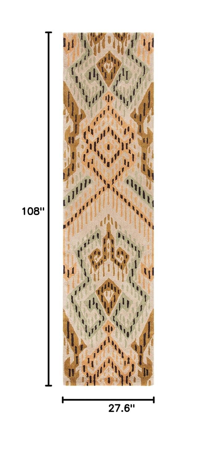 Dakota Fields Eaton Wyndham Hand Tufted Wool Geometric Rug