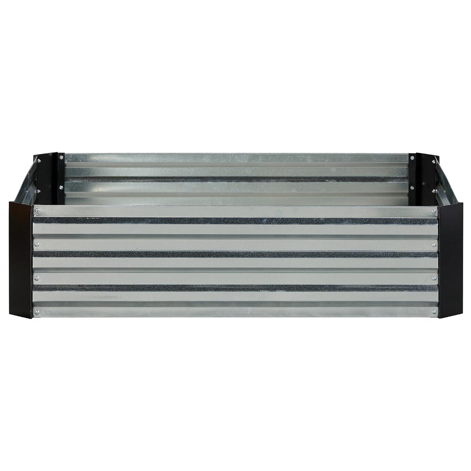 Grapevine Metal Raised Garden Bed